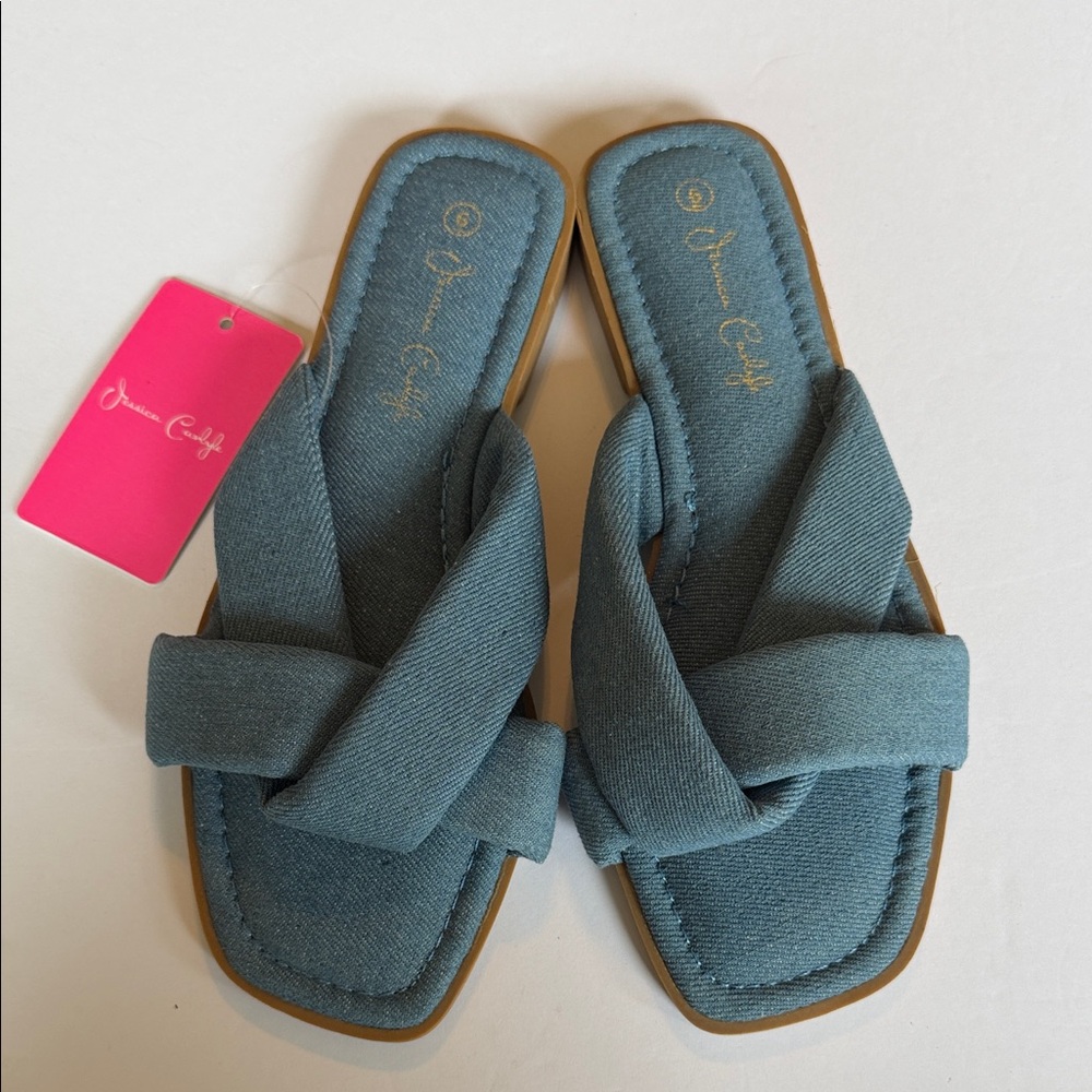 Jessica Carlyle Blue Women's Sandals